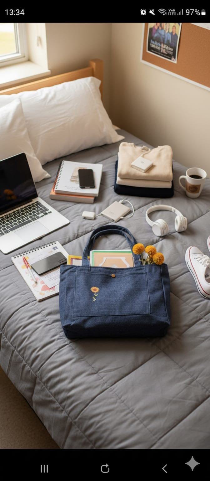 Petal Pockets (Dark Blue)