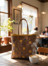 Lacy Sunflower Tote