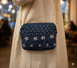 Diamante and Denim bag