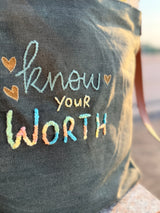 Know-your-Worth Tote