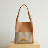 Sunlit Leather Tote