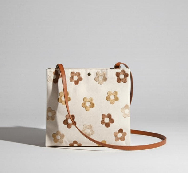 Cream Blossom Bag