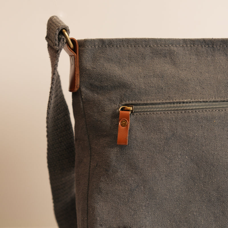 Cross Body Bag-Grey