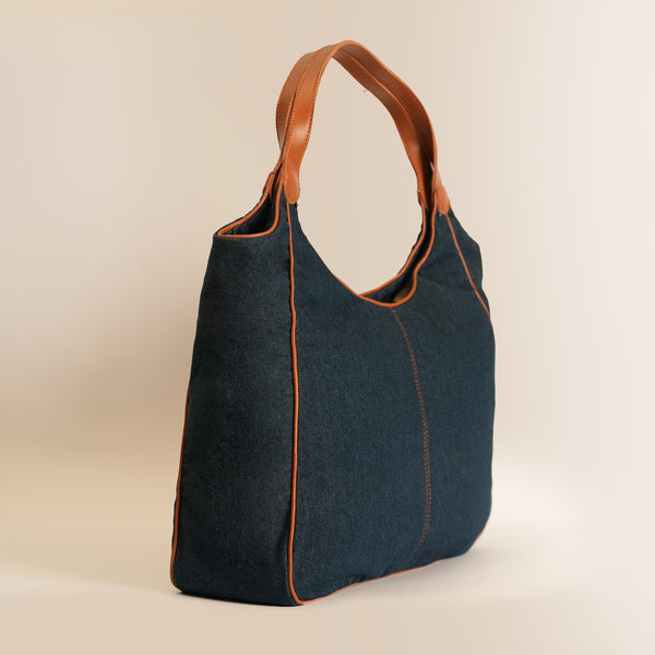 Travelling Tote- Dark Blue