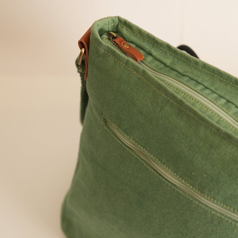 Cross Body Bag-Green