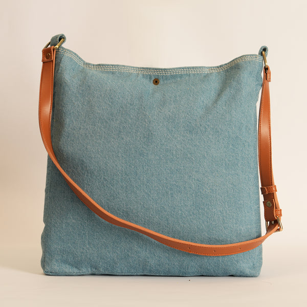 Minimalist Denim Bag- Light Denim