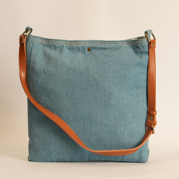 Minimalist Denim Bag- Light Denim