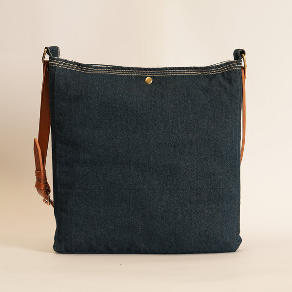 Minimalist Denim Bag- Dark Blue