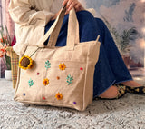 Floral Maxi Tote
